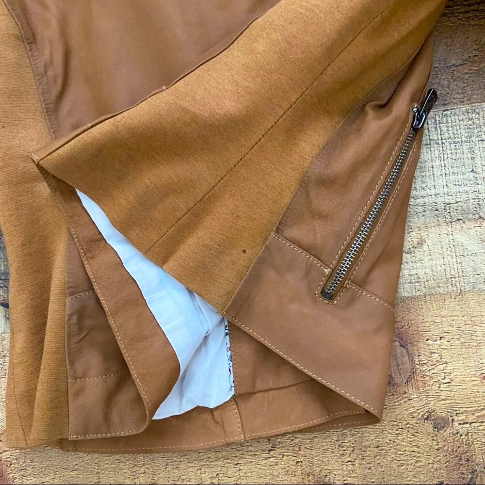 Leather MOTO Jacket, Soft Mixed Media ⭐️ GORGEOUS - Picture 14 of 15